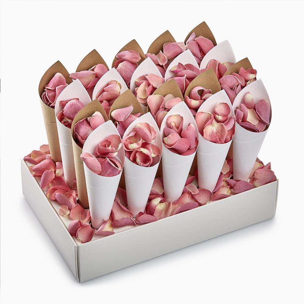 Real Rose petal confetti